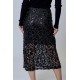 Sequin Leopard Midi Skirt Sequin Leopard Midi Skirt