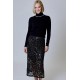 Sequin Leopard Midi Skirt Sequin Leopard Midi Skirt