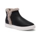 The Falcon - Black Leather Faux Fur The Falcon - Black Leather Faux Fur