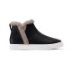 The Falcon - Black Leather Faux Fur The Falcon - Black Leather Faux Fur