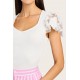 Kika Lace Sleeve Top Kika Lace Sleeve Top