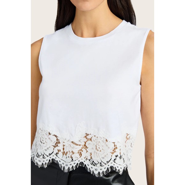 Palani Lace Mix Top Palani Lace Mix Top