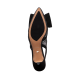 The Goldfinch Kitten Heel - Black Velvet Mesh The Goldfinch Kitten Heel - Black Velvet Mesh