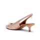 The Goldfinch Kitten Heel - Blush Patent Leather The Goldfinch Kitten Heel - Blush Patent Leather