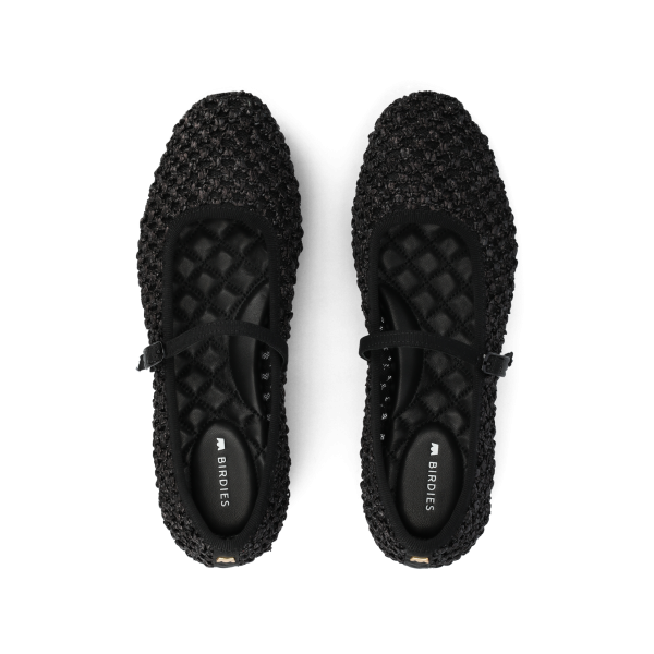 The Hummingbird - Mary Jane Black Openweave The Hummingbird - Mary Jane Black Openweave