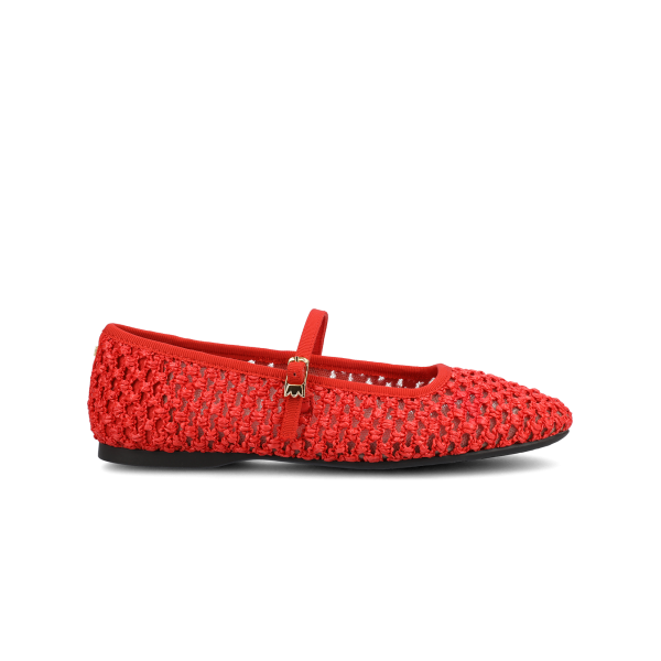 The Hummingbird - Mary Jane Red Openweave The Hummingbird - Mary Jane Red Openweave