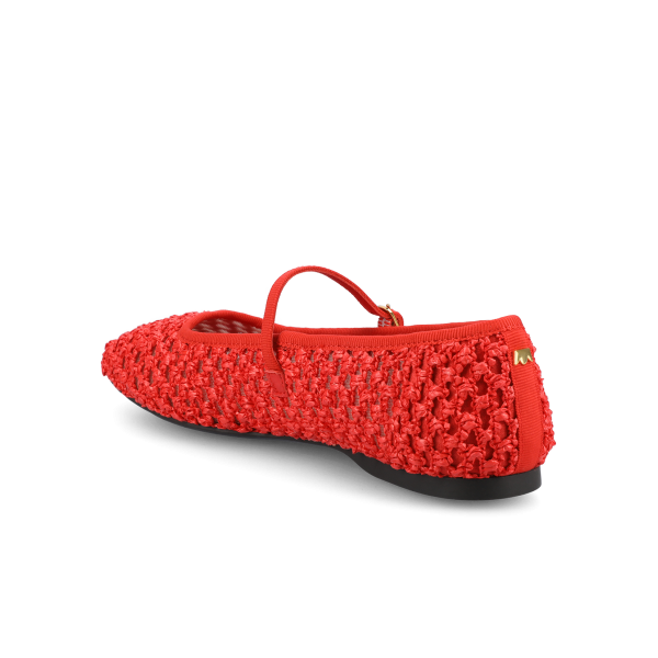 The Hummingbird - Mary Jane Red Openweave The Hummingbird - Mary Jane Red Openweave