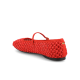 The Hummingbird - Mary Jane Red Openweave The Hummingbird - Mary Jane Red Openweave