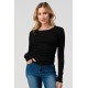 Shirred Rib Top Shirred Rib Top