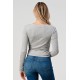 Shirred Rib Top Shirred Rib Top