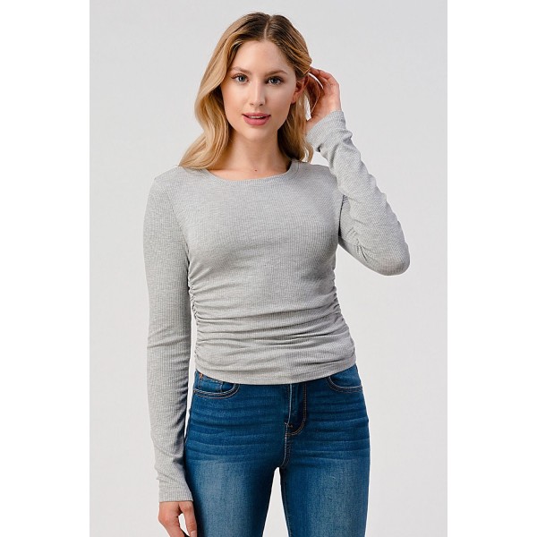 Shirred Rib Top Shirred Rib Top