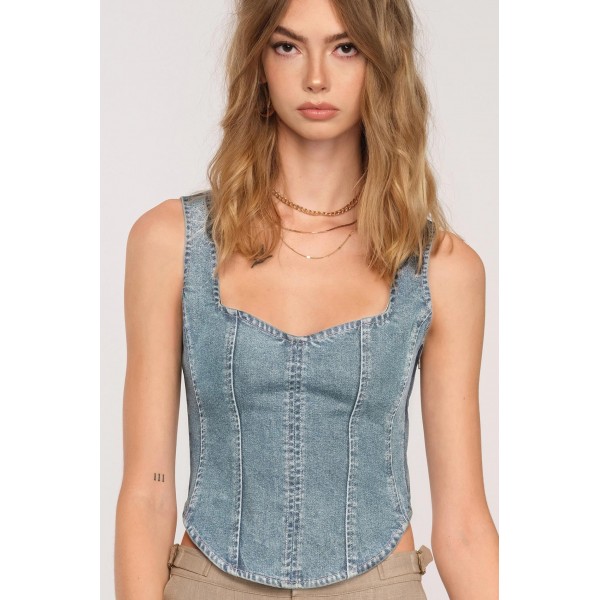 Romi Denim Top Romi Denim Top