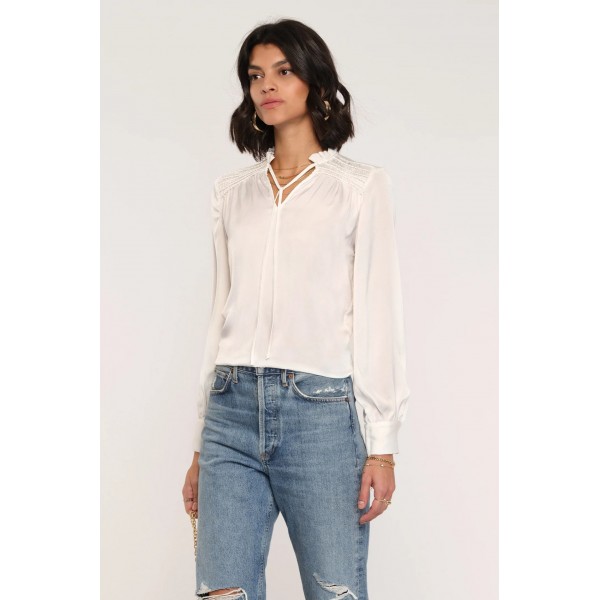 Winslet Smocked Shoulder Blouse Winslet Smocked Shoulder Blouse