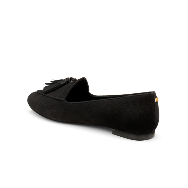 The Heron - Black Suede Tassel The Heron - Black Suede Tassel
