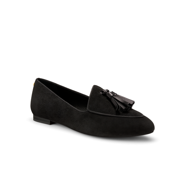 The Heron - Black Suede Tassel The Heron - Black Suede Tassel