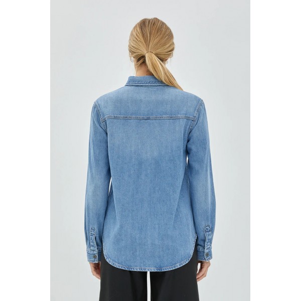 Button Down Denim Shirt Button Down Denim Shirt