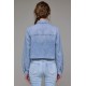 Abbey Soft Denim Crop Shirt Abbey Soft Denim Crop Shirt