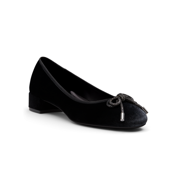 The Hummingbird 30 - Black Velvet Bow The Hummingbird 30 - Black Velvet Bow