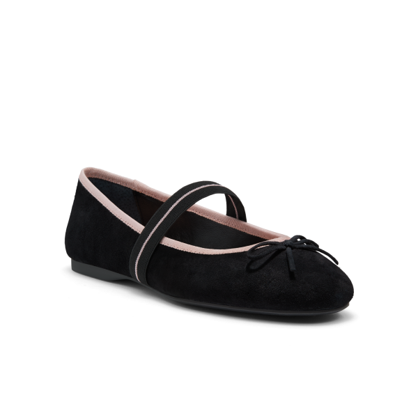 The Hummingbird - Mary Jane Black Suede The Hummingbird - Mary Jane Black Suede