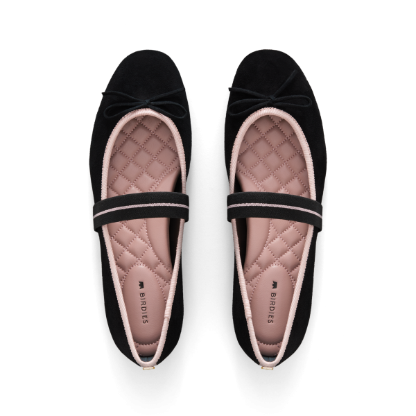 The Hummingbird - Mary Jane Black Suede The Hummingbird - Mary Jane Black Suede