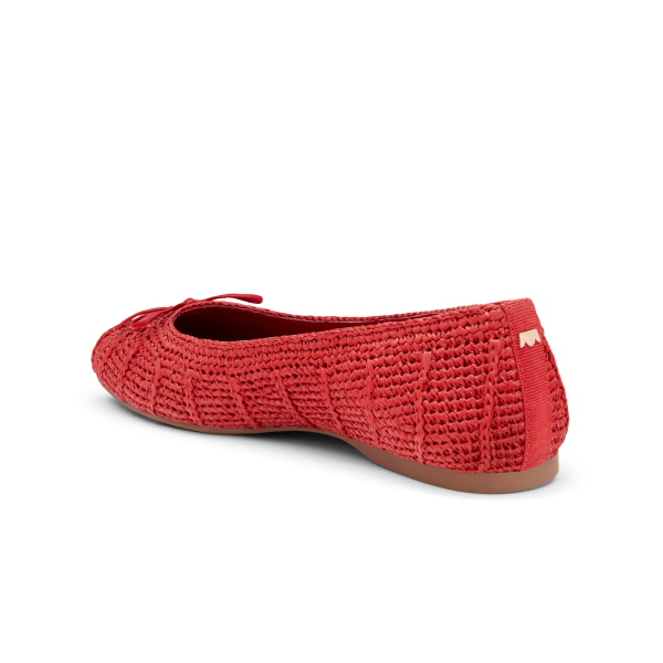 The Hummingbird - Red Raffia The Hummingbird - Red Raffia