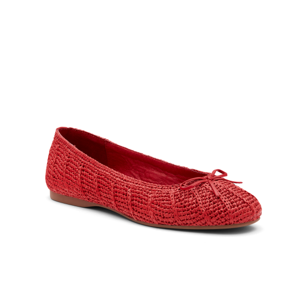 The Hummingbird - Red Raffia The Hummingbird - Red Raffia
