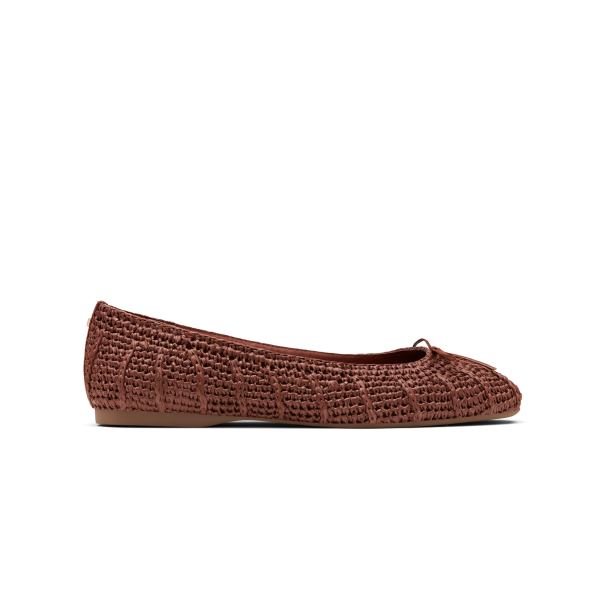 The Hummingbird - Walnut Raffia The Hummingbird - Walnut Raffia
