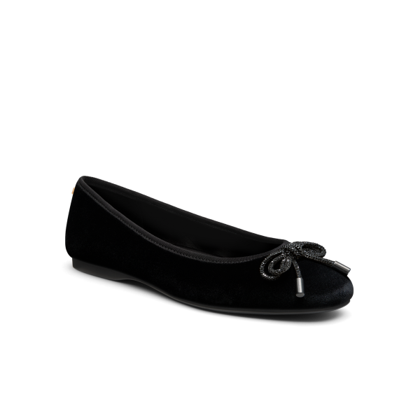 The Hummingbird - Black Velvet Jeweled Bow The Hummingbird - Black Velvet Jeweled Bow