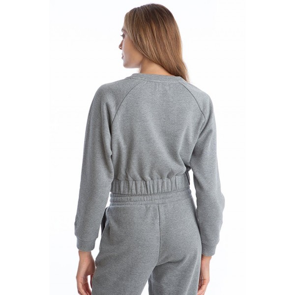 Fleece Crop Sweatshirt Fleece Crop Sweatshirt