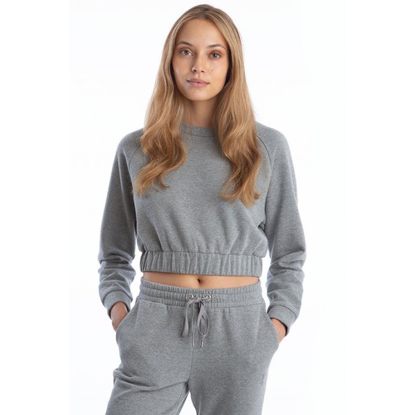 Fleece Crop Sweatshirt Fleece Crop Sweatshirt