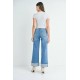 Cuffed Palazzo Jean Cuffed Palazzo Jean