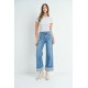 Cuffed Palazzo Jean Cuffed Palazzo Jean