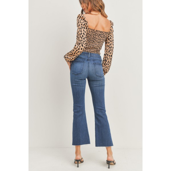 Crop Flare Denim Crop Flare Denim