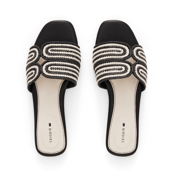 The Kiwi - Black Raffia The Kiwi - Black Raffia