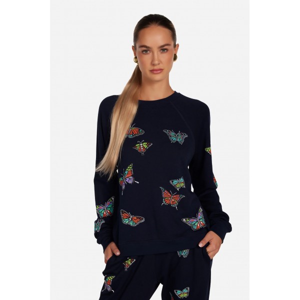 Anela Vintage Butterfly Sweatshirt Anela Vintage Butterfly Sweatshirt