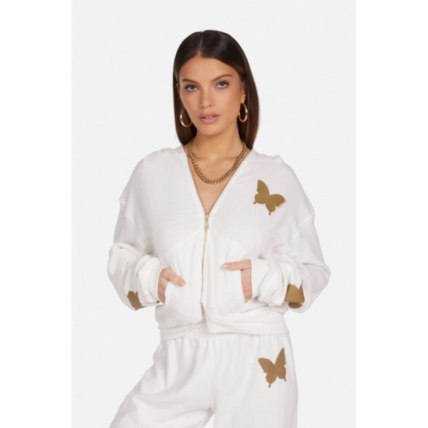 Lachelle Butterfly Zip Up Lachelle Butterfly Zip Up