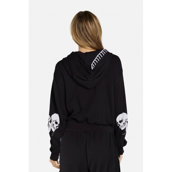 Lachelle Skull Heart Zip Hood Lachelle Skull Heart Zip Hood