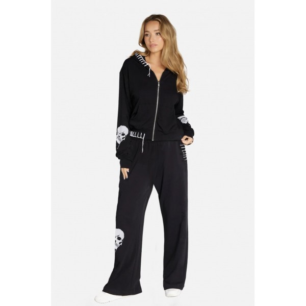 Lachelle Skull Heart Zip Hood Lachelle Skull Heart Zip Hood