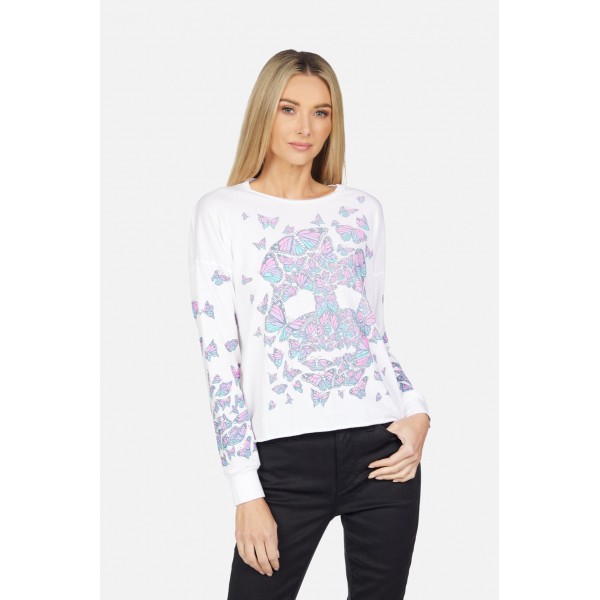 Luella Butterfly Skull Tee Luella Butterfly Skull Tee