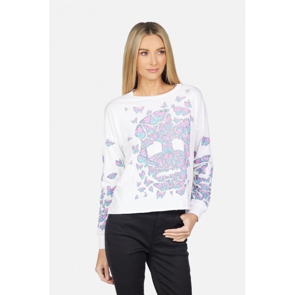 Luella Butterfly Skull Tee Luella Butterfly Skull Tee