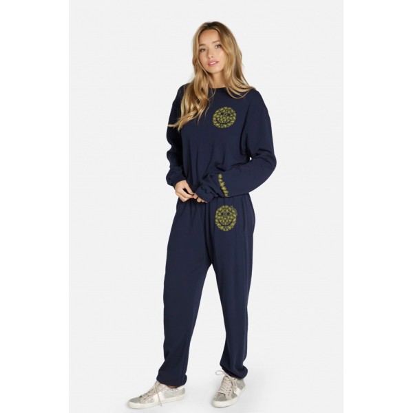 Spalding Diamond Happy Face Sweat Shirt Spalding Diamond Happy Face Sweat Shirt