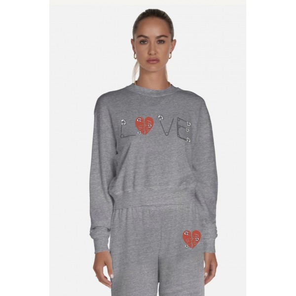 Spalding Safety Pin Sweatshirt Spalding Safety Pin Sweatshirt