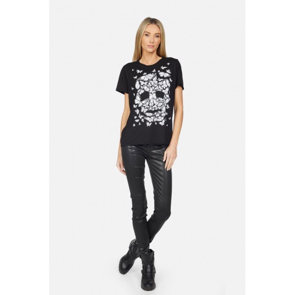 Wolf Butterfly Skull Tee Wolf Butterfly Skull Tee