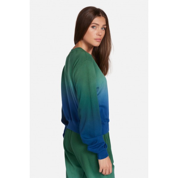 Exon Crop Ombre Sweatshirt Exon Crop Ombre Sweatshirt