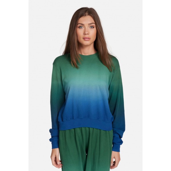 Exon Crop Ombre Sweatshirt Exon Crop Ombre Sweatshirt