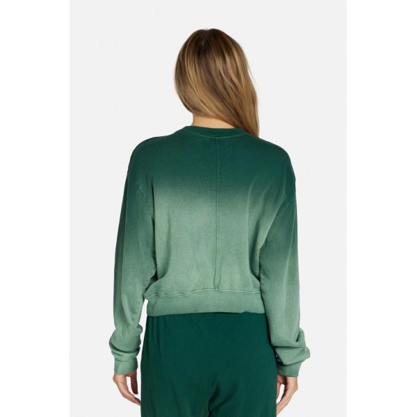 Exon Crop Ombre Sweatshirt Exon Crop Ombre Sweatshirt