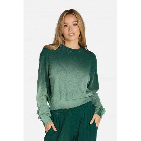 Exon Crop Ombre Sweatshirt Exon Crop Ombre Sweatshirt