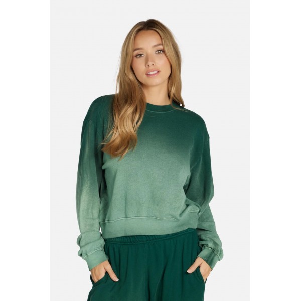 Exon Crop Ombre Sweatshirt Exon Crop Ombre Sweatshirt