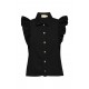 Archer Ruffle Button Top Archer Ruffle Button Top