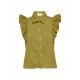 Archer Ruffle Button Top Archer Ruffle Button Top